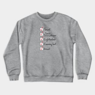 Fandom Checklist Crewneck Sweatshirt